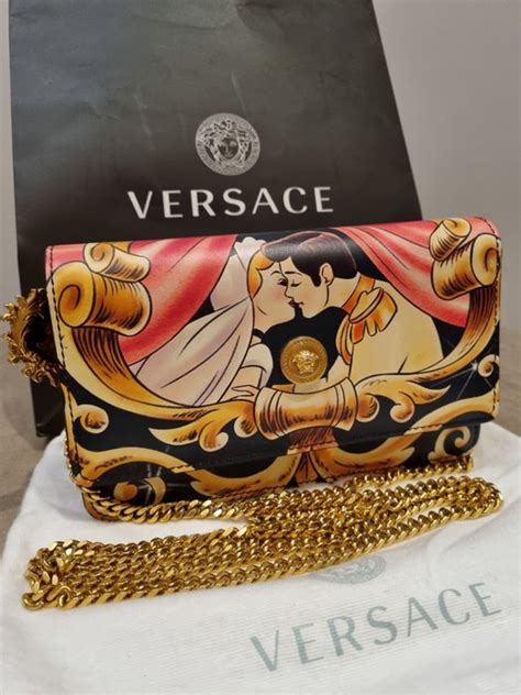 versace disney bag|Versace x Disney Leather Minaudière w/ Tags .